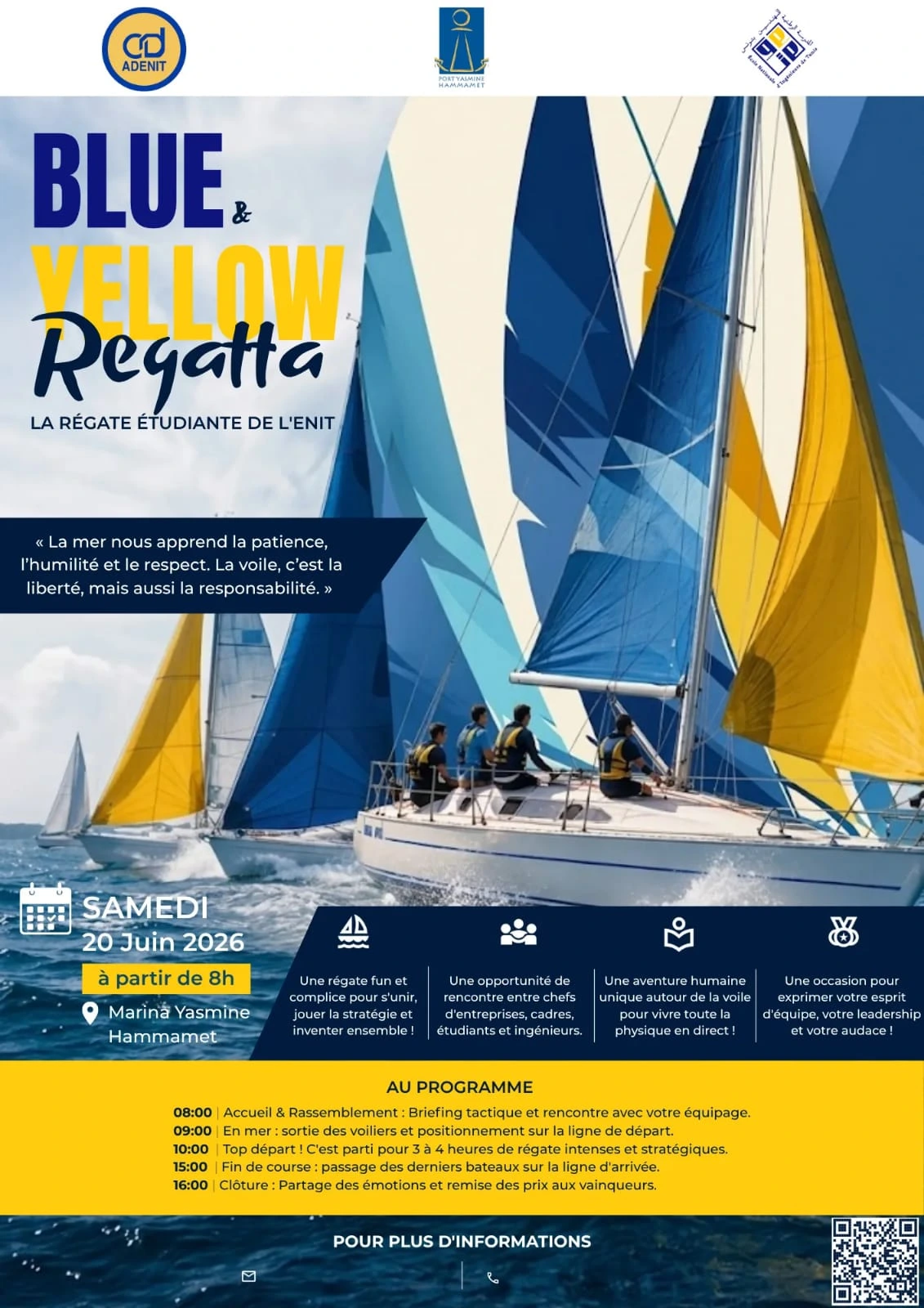 YELLOW & BLUE REGATTA